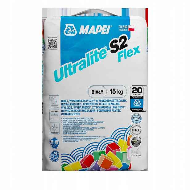 Lepidlo Mapei Ultralite S2 Flex bílé 15 kg