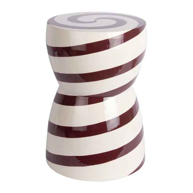 Kovový kulatý odkládací stolek ø 30 cm Dublin Swirl – Leitmotiv