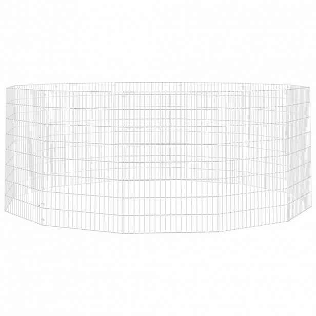 vidaXL Ohrádka pro zvířata 12 panelů 54 x 80 cm pozinkované železo