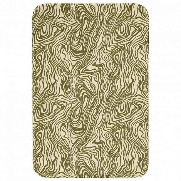 OnlyWow KOUPELNOVÁ PŘEDLOŽKA Abstraktní - Mramor - Zelený 60x90 cm