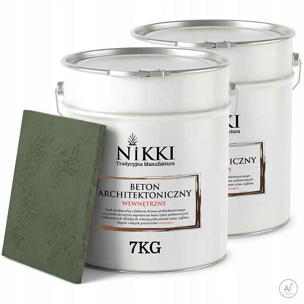 Dekorativní omítka se strukturou Betonu Vnitřní 2 x 7 kg Zelená Tmavá F466