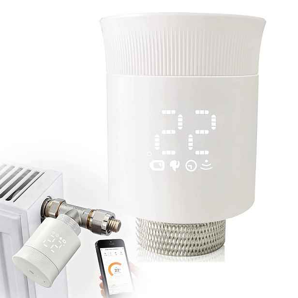 Termostat Radiátorový Termostatická Kartuše Ventil Smart Wifi