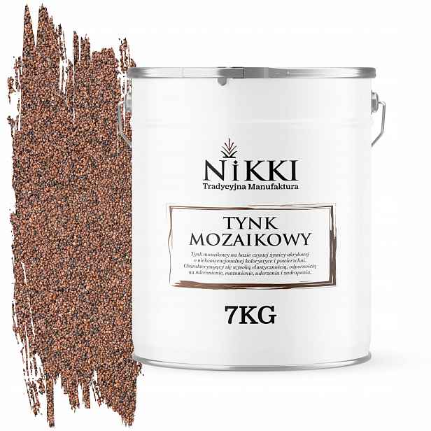 Mozaiková Pryskyřičná Omítka 7 Kg Vnitřní Vnější Barva Hnědá Tmavá M73