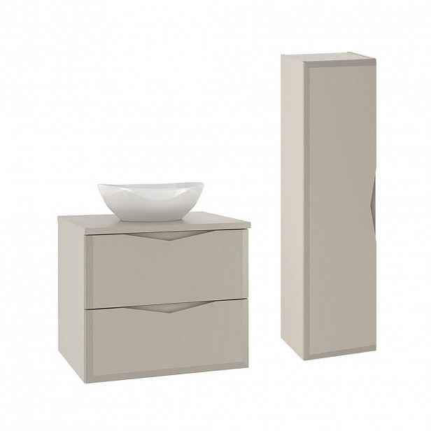 Petits-meubles KOUPELNOVÝ NÁBYTEK 60.6cm Ellie 2er-Set Kašmír