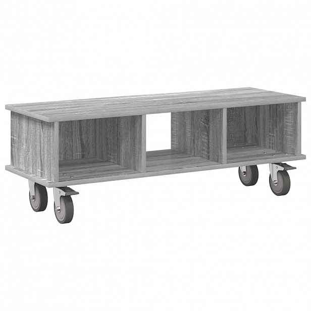 vidaXL Televizní stojan 100 x 35 x 35 cm Šedá Sonoma Kompozitní dřevo