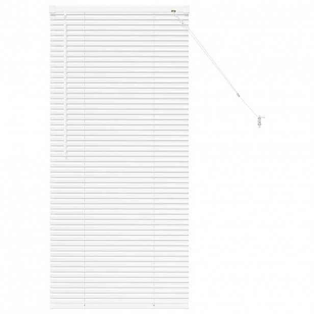 vidaXL Venet školní žaluzie Bílá 130 x 65 cm 25 mm Hliník