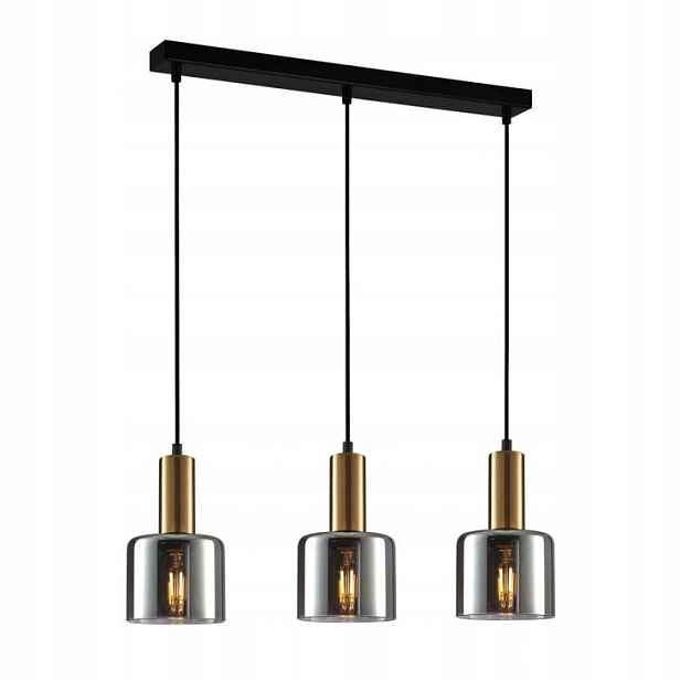 Závěsná lampa Italux Santia moderní měděná
