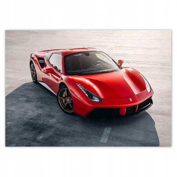 Fototapety 312x219 Červené Ferrari Střela