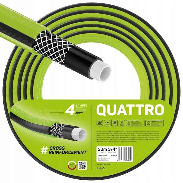 Hadice Cellfast Quattro 50 M 3/4" 4 W