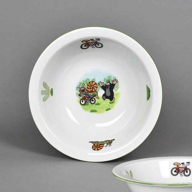 miska d16cm KRTEK a šneček, 2967700, zel.linka, čes.porcelán