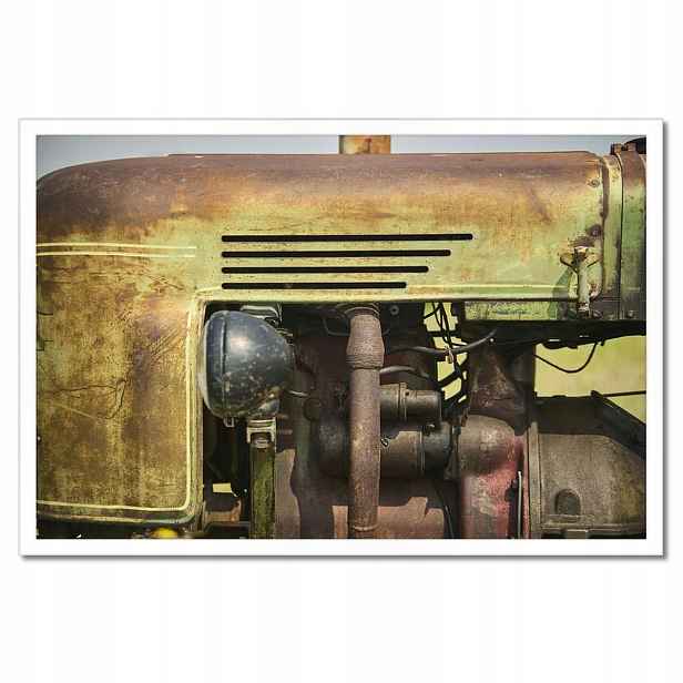 Plakáty v rámu 60x40 Historický traktorový motor