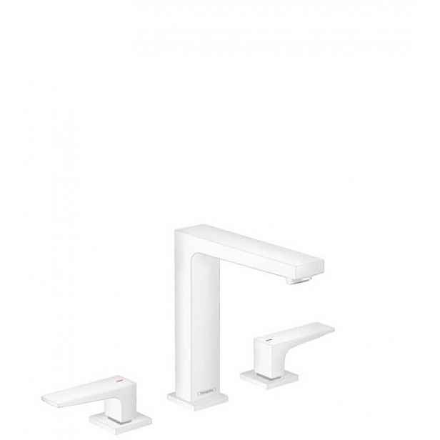 Umyvadlová baterie Hansgrohe Metropol s clic-clacem matná bílá 32515700