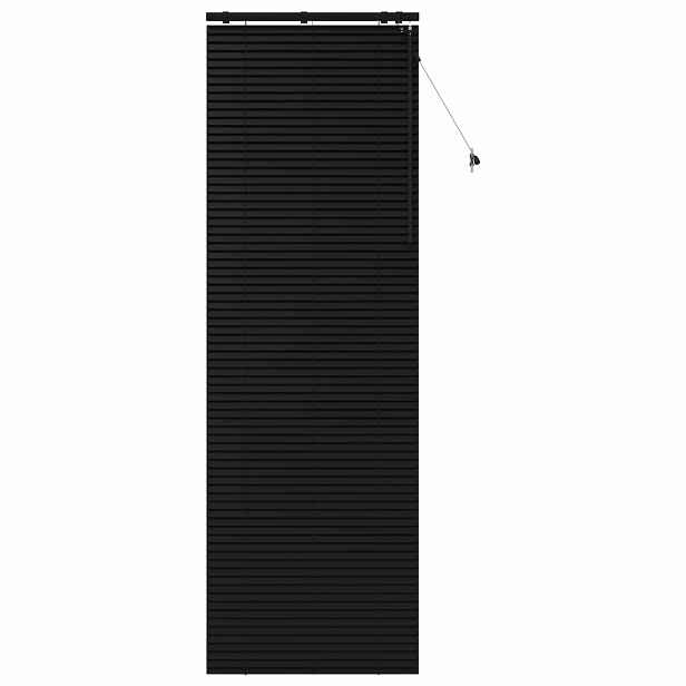 vidaXL Venet školní žaluzie Černá 80 x 250 cm 35 mm Masivní paulovnie