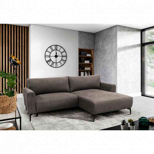 MID.YOU ROHOVÁ SEDAČKA, textil, světle hnědá