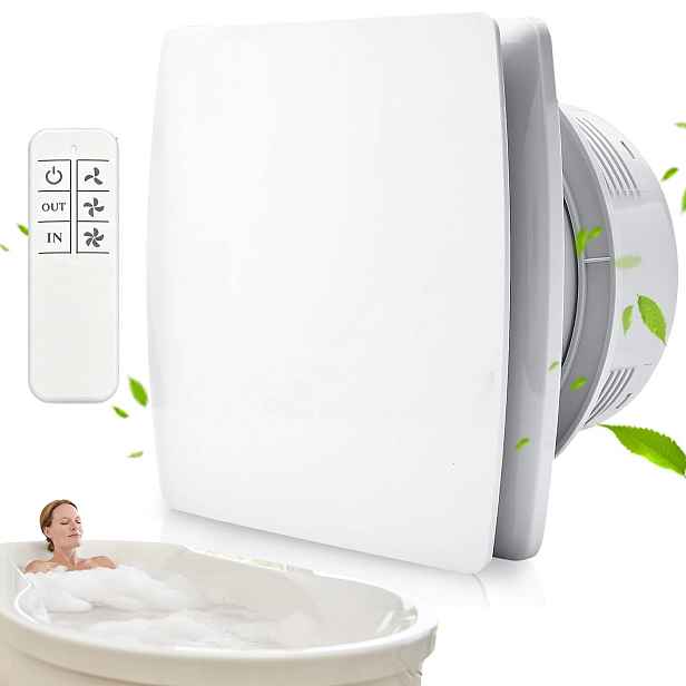 Tichý koupelnový odtahový ventilátor 100 mm nástěnný Úsporný 5W Pilot
