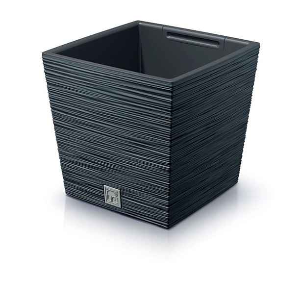Prosperplast Květináč FUSU V antracit, varianta 24 cm