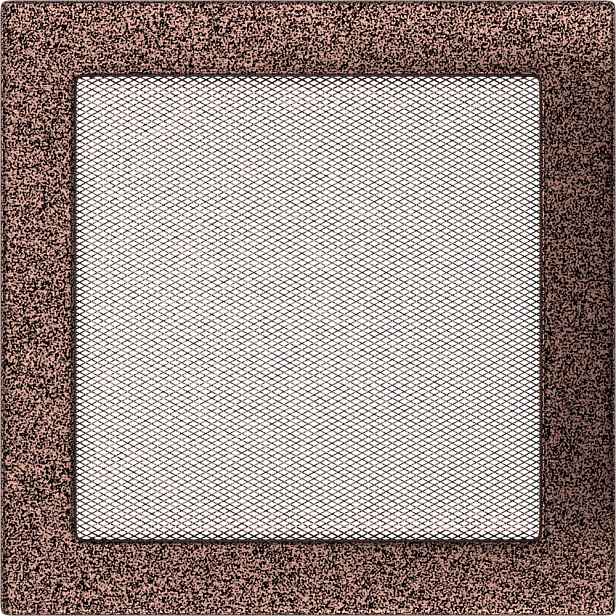 Ventilační mřížka 22x22 měděná