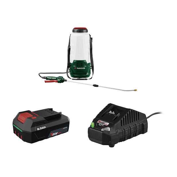 ParksideÂ® Aku tlakovĂ˝ postĹ™ikovaÄŤ Pdsa D3, 2 Ah