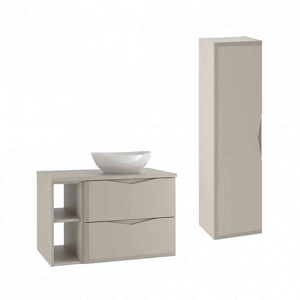 Petits-meubles KOUPELNOVÝ NÁBYTEK 80.6cm Ellie 2er-Set Kašmír