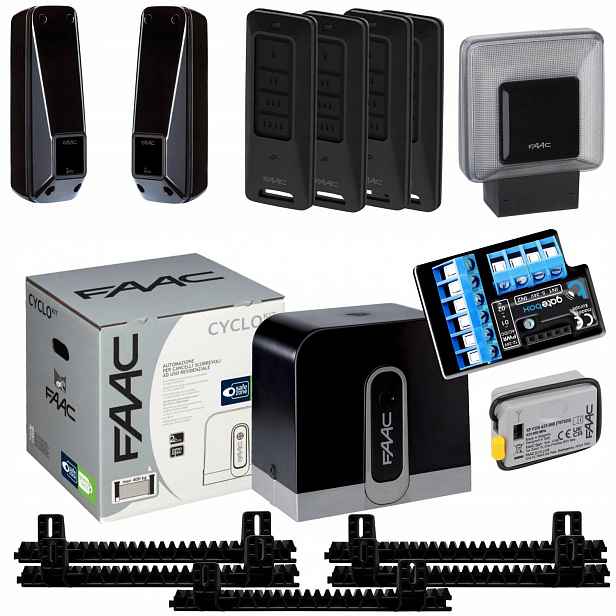 Faac Cyclo C720+ Modul WiFi Lampa+ Lišta pohonu posuvné brány