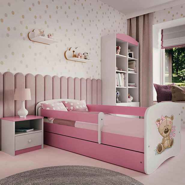 MID.YOU POSTEL PRO DĚTI A MLÁDEŽ 80/160 cm, bílá, pink