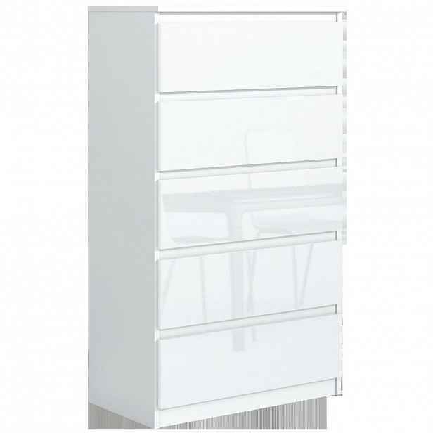 RAUMHIRSCH FURNITURE KOMODA bílá, lesklá 70/125/39