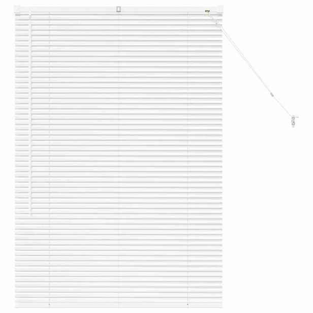 vidaXL Venet školní žaluzie Bílá 130 x 85 cm 25 mm Hliník