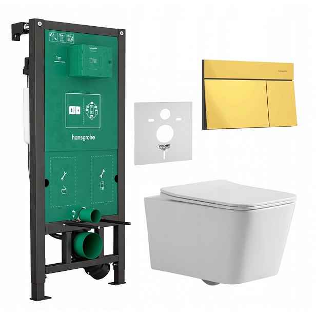 7v1 Wc Set Stelaz Hansgrohe iFrame Wc Mísa Imprese Tornado+tlačítko