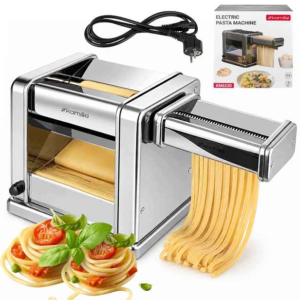 Elektrický Stroj Na Výrobu Těstovin Kamillei Válcování Těsta 2-v-1