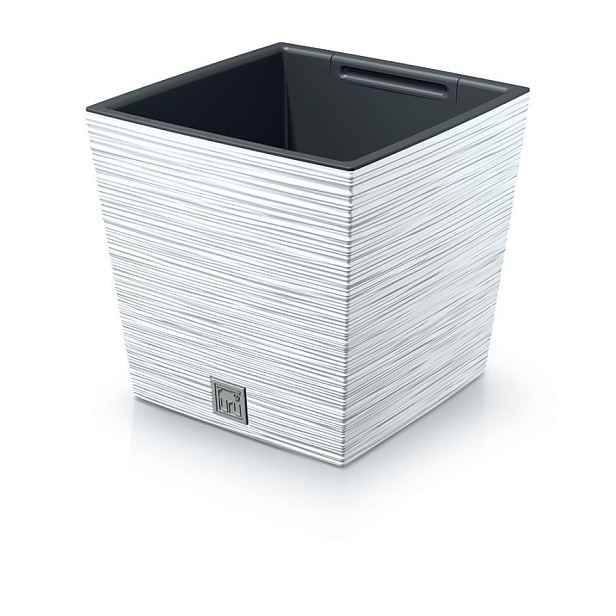 Prosperplast Květináč FUSU V bílý, varianta 24 cm