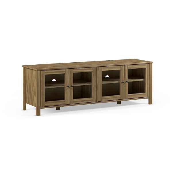 TV stolek z borovicového dřeva v přírodní barvě 150x50x40 cm Alessandra – Marckeric