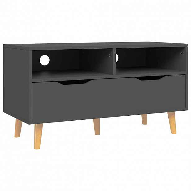 vidaXL TV skříňka šedá 90 x 40 x 48,5 cm kompozitní dřevo