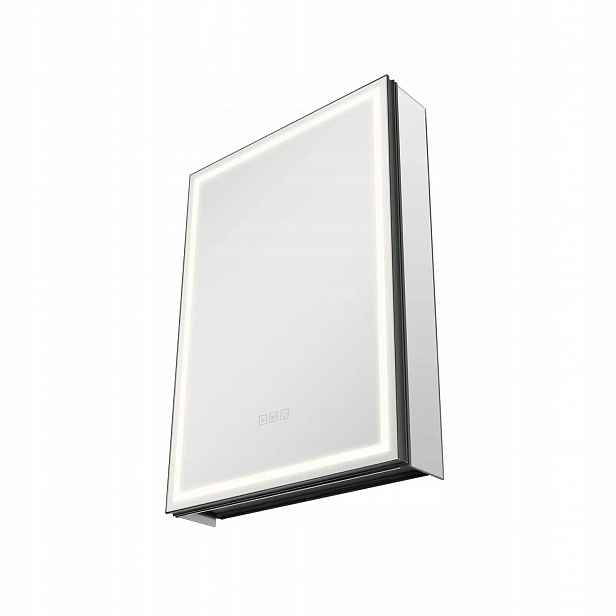 Koupelnová skříňka zrcadlo Led silná 50 x 70 cm 3 barvy světla odmlžování