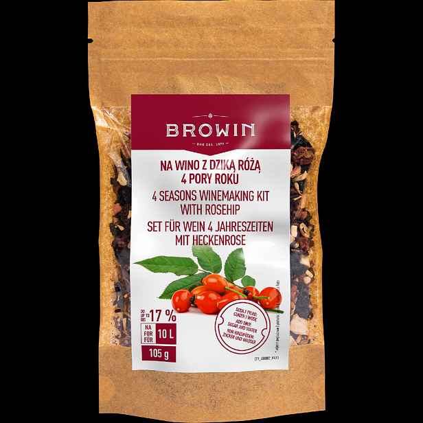 Browin Sada na výrobu vína 4 roční období - šípek