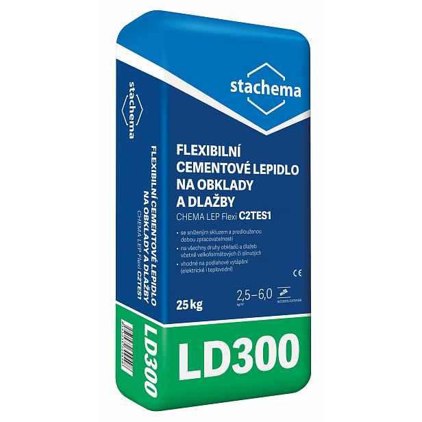Lepidlo cementové C2TE S1 Stachema LD300 25 kg