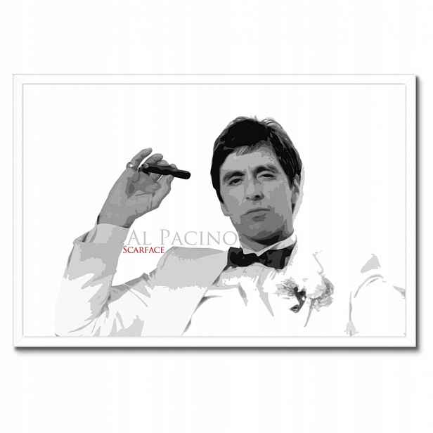 Plakáty v rámu 60x40 Al Pacino Muž s jizvou Scarface