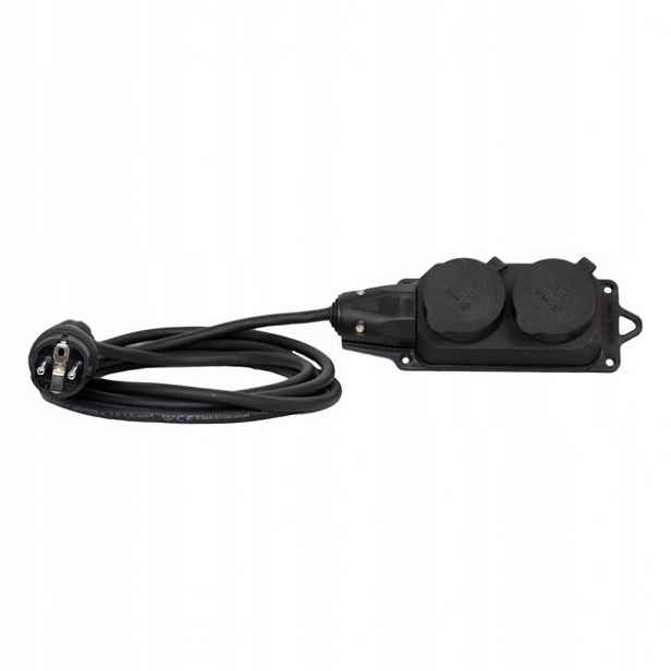 Prodlužovací Kabel 2-zásuvkový gumový 3x2,5 mm2 5 m