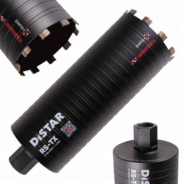 Diamantová Korunka Pro Vrtání Za Sucha Distar Rs-tx 1 1/4 Unc 132 mm x300