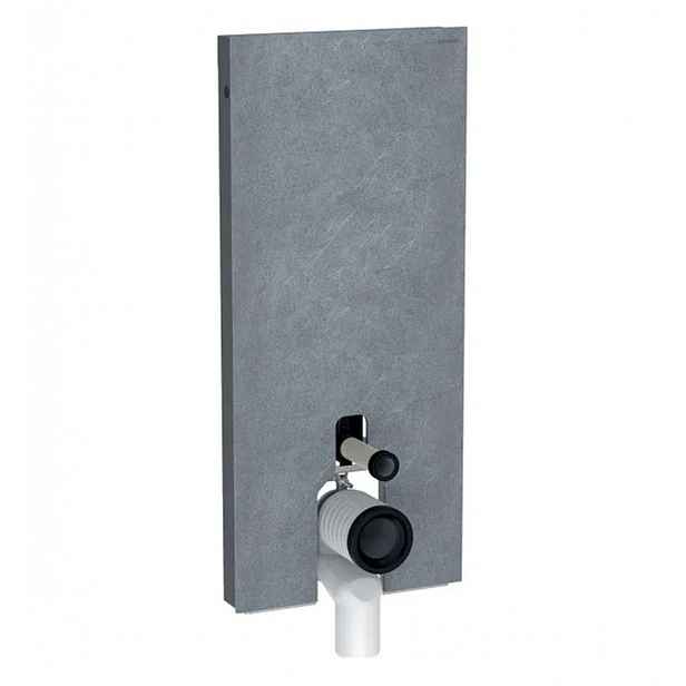 Geberit Monolith - Sanitární modul pro stojící WC, 114 cm, spodní přívod vody, vzhled břidlice 131.033.00.5
