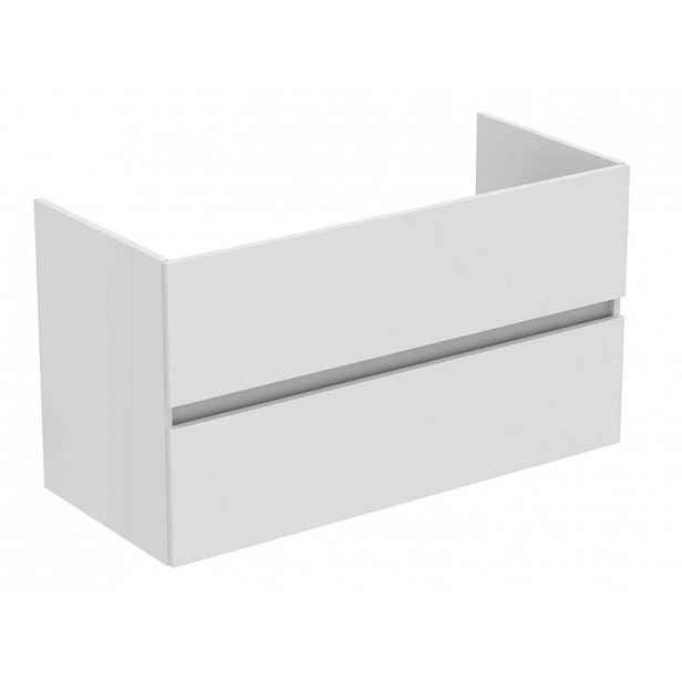 Ideal Standard Eurovit+ - Umyvadlová skříňka, 55x100x44 cm, 2 zásuvky, lesklá bílá R0265WG