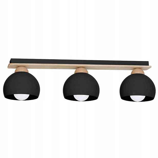 Stropní svítidlo Dama Black 3xE27