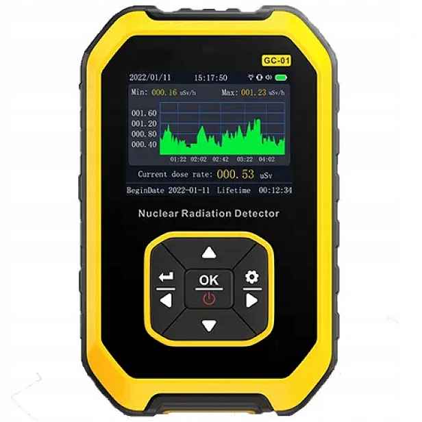 Geigerův detektor jaderného záření LCD dozimetr Fnirsi GC01