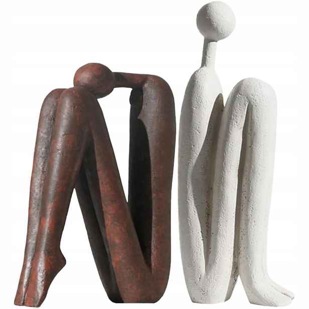 Figurka Bookend Dekorativní Figurky Lidská Pryskyřice Figurka Inovativní 2ks