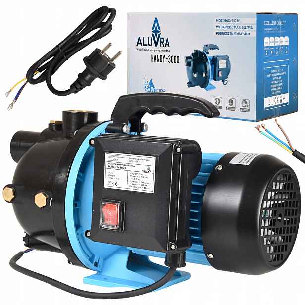 Hydroforová Pumpa 3000 l/h Pro Vodu Zavlažování Zahrady Domácí Výkon 550 W