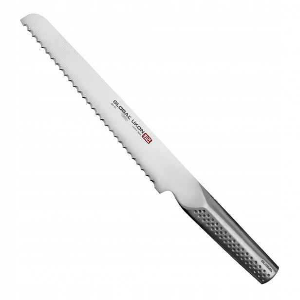 Nůž na pečivo Global Ukon 22 cm, zoubkovaný