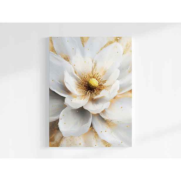 Plakát Příroda Bílý Květ Magnolie Glamour 75x100