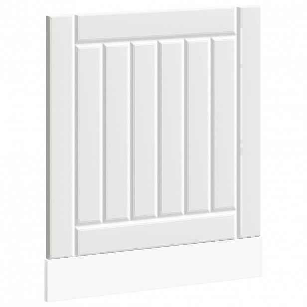 vidaXL Panel na myčku Lucca bílý kompozitní dřevo