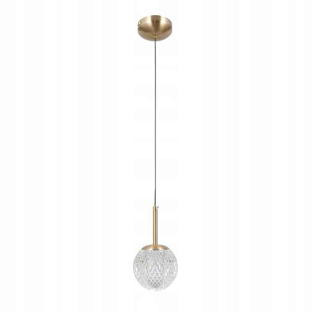 Italux Závěsná lampa Padri zlatá koule 1xG9 5W bez žárovky