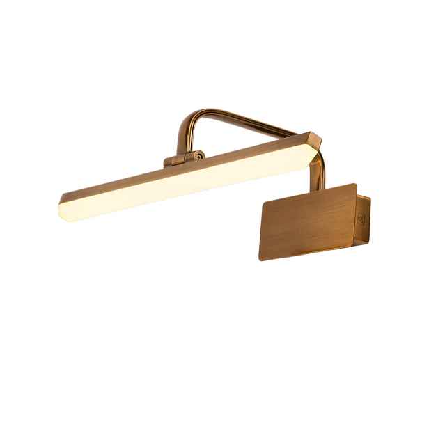 LED nástěnná lampa 8W patinovaná nastavitelná nad zrcadlo Zavěsná