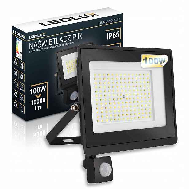 Led reflektorová lampa Halogen 100W S Pohybovým Senzorem